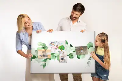 Tableau de liège Branche de plante