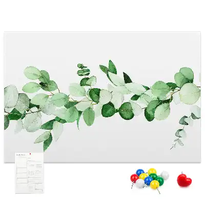 Tableau de liège Branche de plante