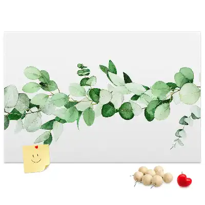Tableau de liège Branche de plante