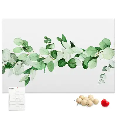 Tableau de liège Branche de plante