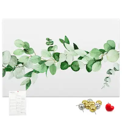 Tableau de liège Branche de plante