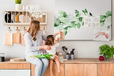 Tableau de liège Branche de plante