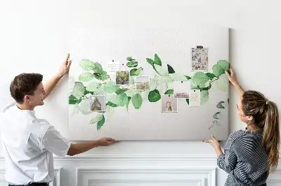 Tableau de liège Branche de plante