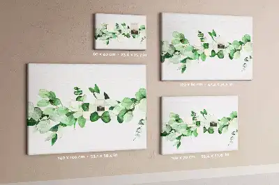Tableau de liège Branche de plante
