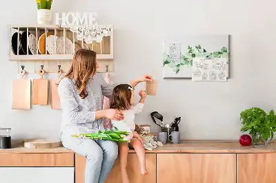 Tableau de liège Branche de plante