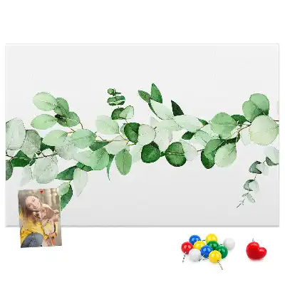 Tableau de liège Branche de plante