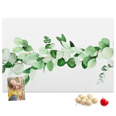 Tableau de liège Branche de plante