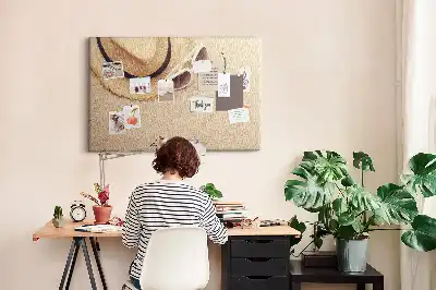 Tableau d’affichage en liège Voyage de vacances