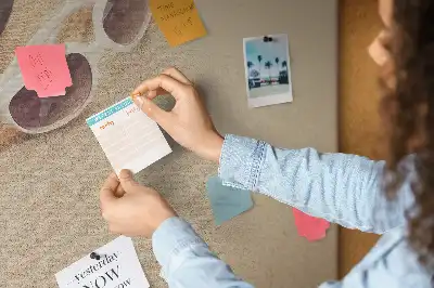 Tableau d’affichage en liège Voyage de vacances