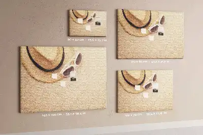 Tableau d’affichage en liège Voyage de vacances