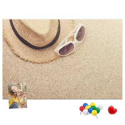 Tableau d’affichage en liège Voyage de vacances