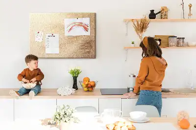Tableau en liège déco Feuilles de palmier