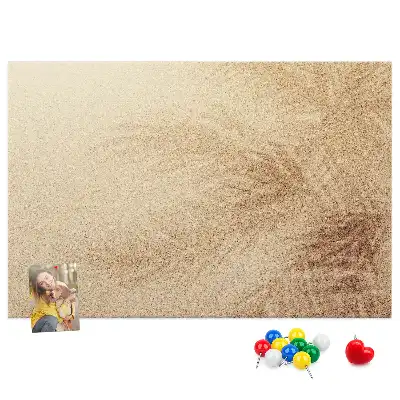 Tableau en liège déco Feuilles de palmier