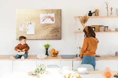 Tableau en liège déco Feuilles de palmier