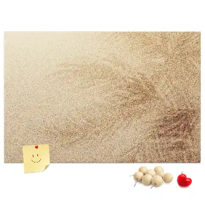 Tableau en liège déco Feuilles de palmier