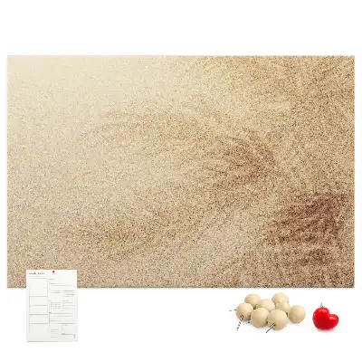 Tableau en liège déco Feuilles de palmier