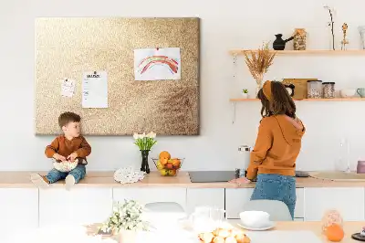 Tableau en liège déco Feuilles de palmier