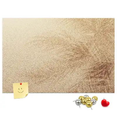 Tableau en liège déco Feuilles de palmier