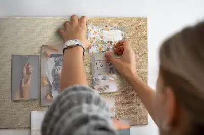 Tableau en liège déco Feuilles de palmier