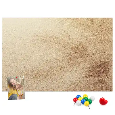 Tableau en liège déco Feuilles de palmier