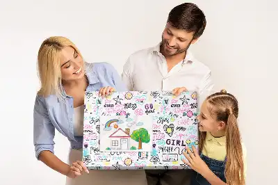 Tableau de liège motif gribouillis