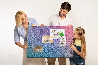 Tableau d’affichage en liège motif dégradé