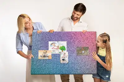 Tableau d’affichage en liège motif dégradé