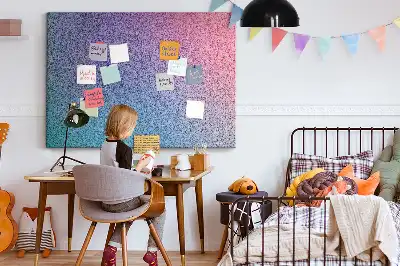 Tableau d’affichage en liège motif dégradé