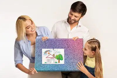 Tableau d’affichage en liège motif dégradé
