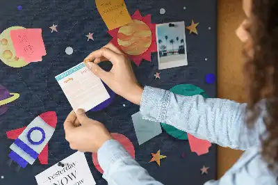 Tableau en liège décoratif Cosmos pour enfants