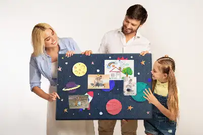 Tableau en liège décoratif Cosmos pour enfants