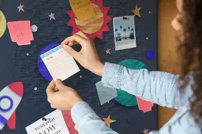 Tableau en liège décoratif Cosmos pour enfants
