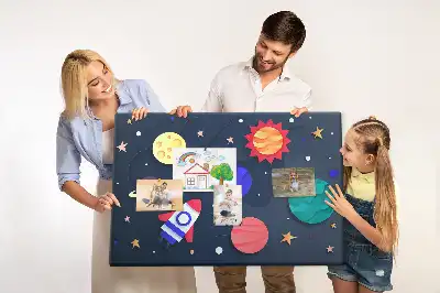 Tableau en liège décoratif Cosmos pour enfants