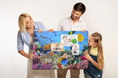 Tableau de liège Vie sous-marine