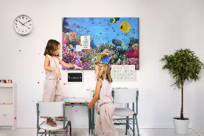 Tableau de liège Vie sous-marine