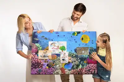 Tableau de liège Vie sous-marine