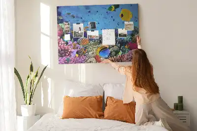 Tableau de liège Vie sous-marine