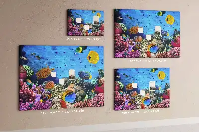 Tableau de liège Vie sous-marine