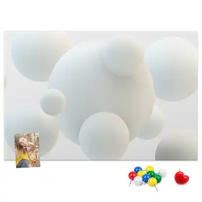 Tableau en liège décoratif abstraction Ballons