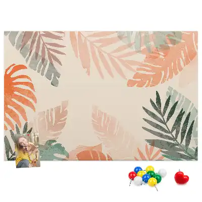 Tableau en liège déco Feuilles botaniques