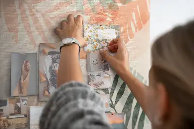 Tableau en liège déco Feuilles botaniques