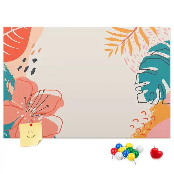 Tableau en liège déco Vacances tropicales