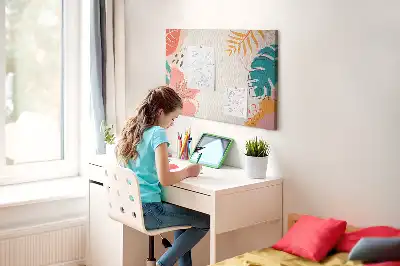 Tableau en liège déco Vacances tropicales