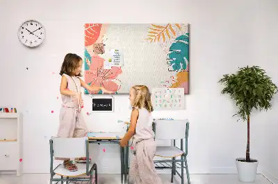 Tableau en liège déco Vacances tropicales