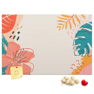 Tableau en liège déco Vacances tropicales