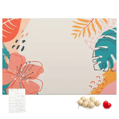 Tableau en liège déco Vacances tropicales