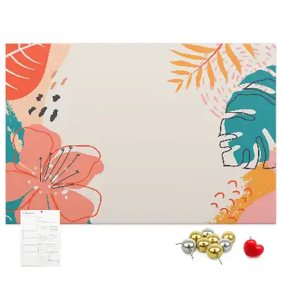 Tableau en liège déco Vacances tropicales