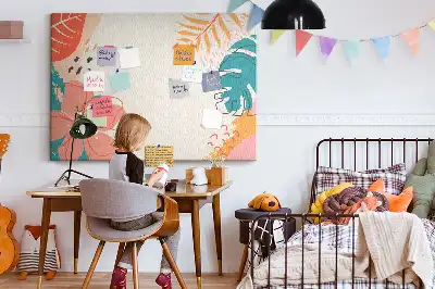 Tableau en liège déco Vacances tropicales