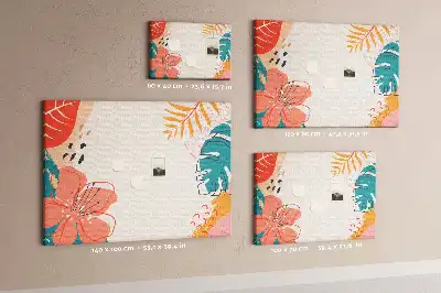 Tableau en liège déco Vacances tropicales