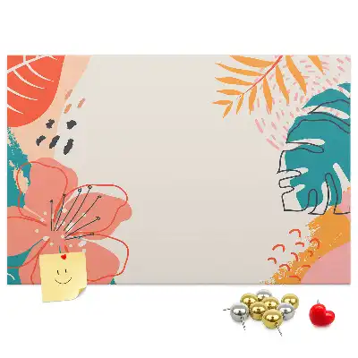 Tableau en liège déco Vacances tropicales